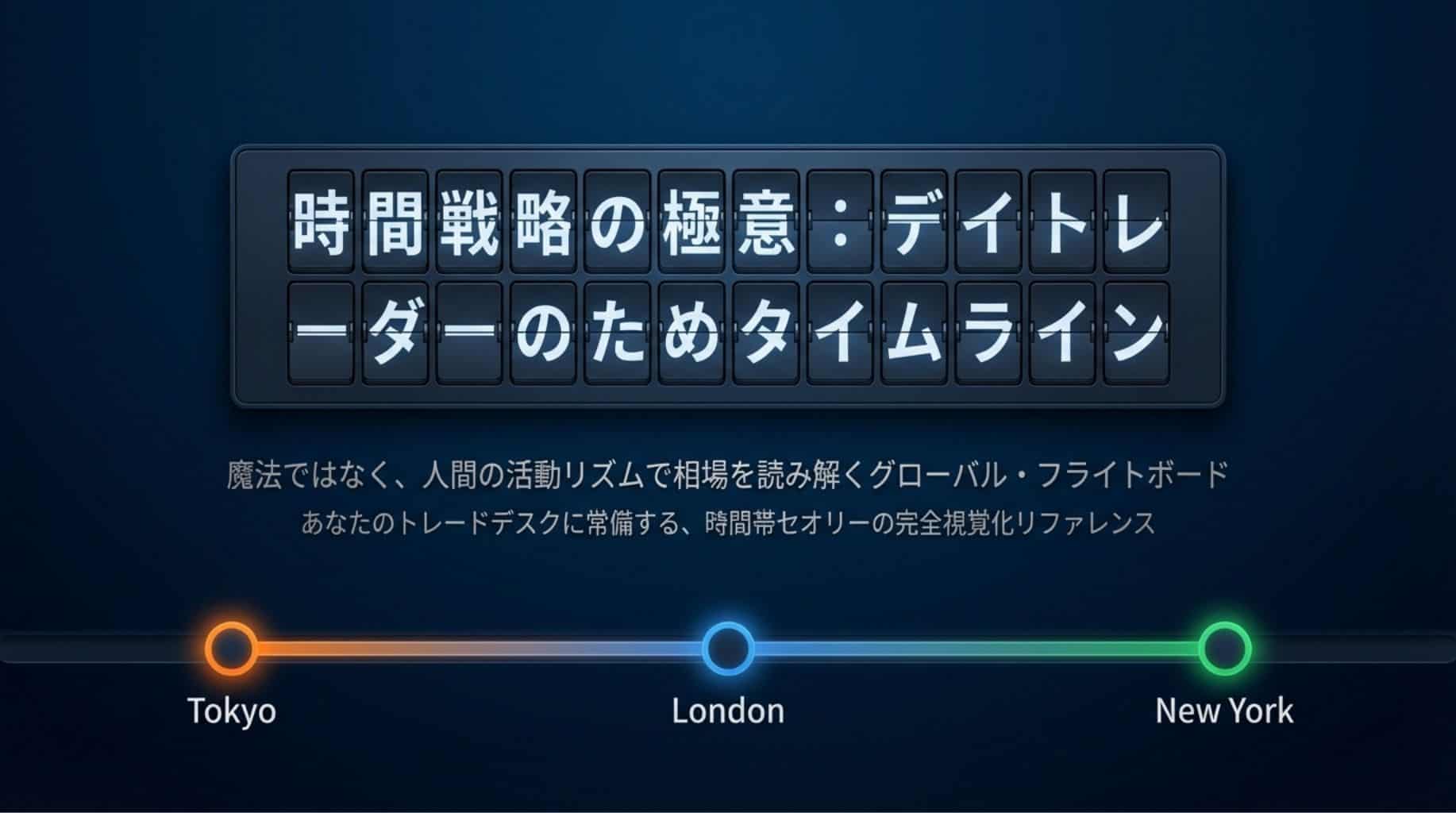 デイトレーダーのためのタイムライン